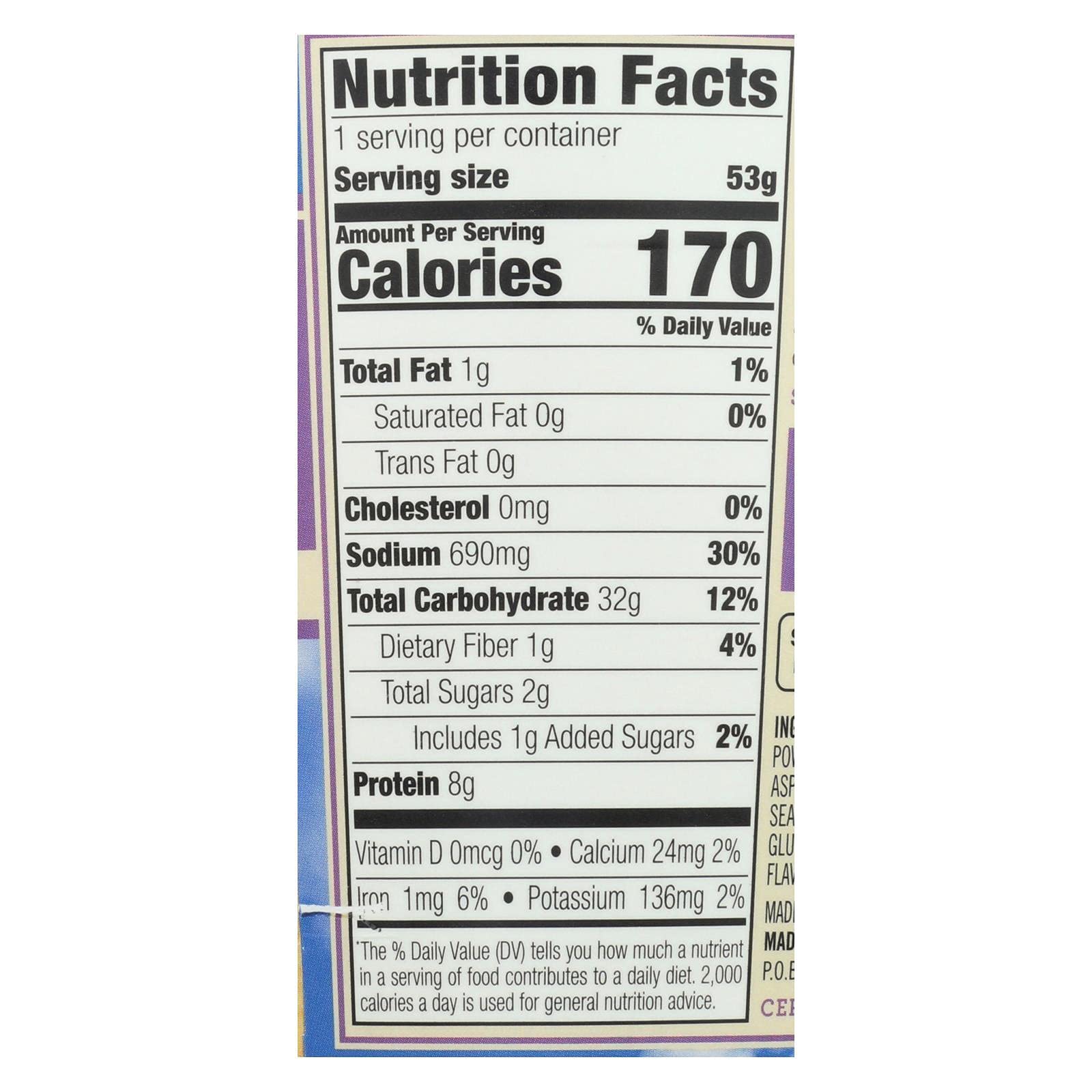 Dr. Mcdougall's Vegan Miso Ramen Soup Big Cup With Noodles - Case Of 6-1.9 Oz.