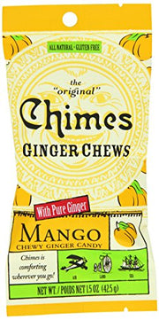 Chimes Ginger Chews Candy, Mango, 1.5 Ounce