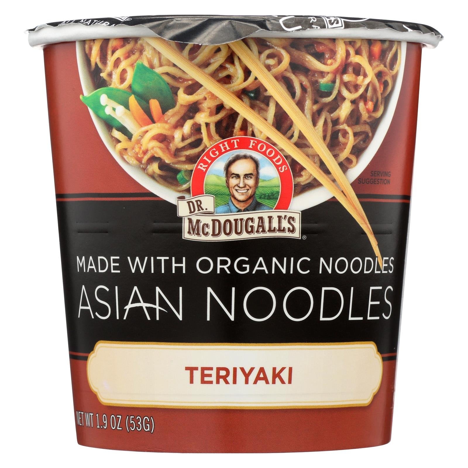Dr. Mcdougall's Teriyaki Asian Noodles, 1.9 oz