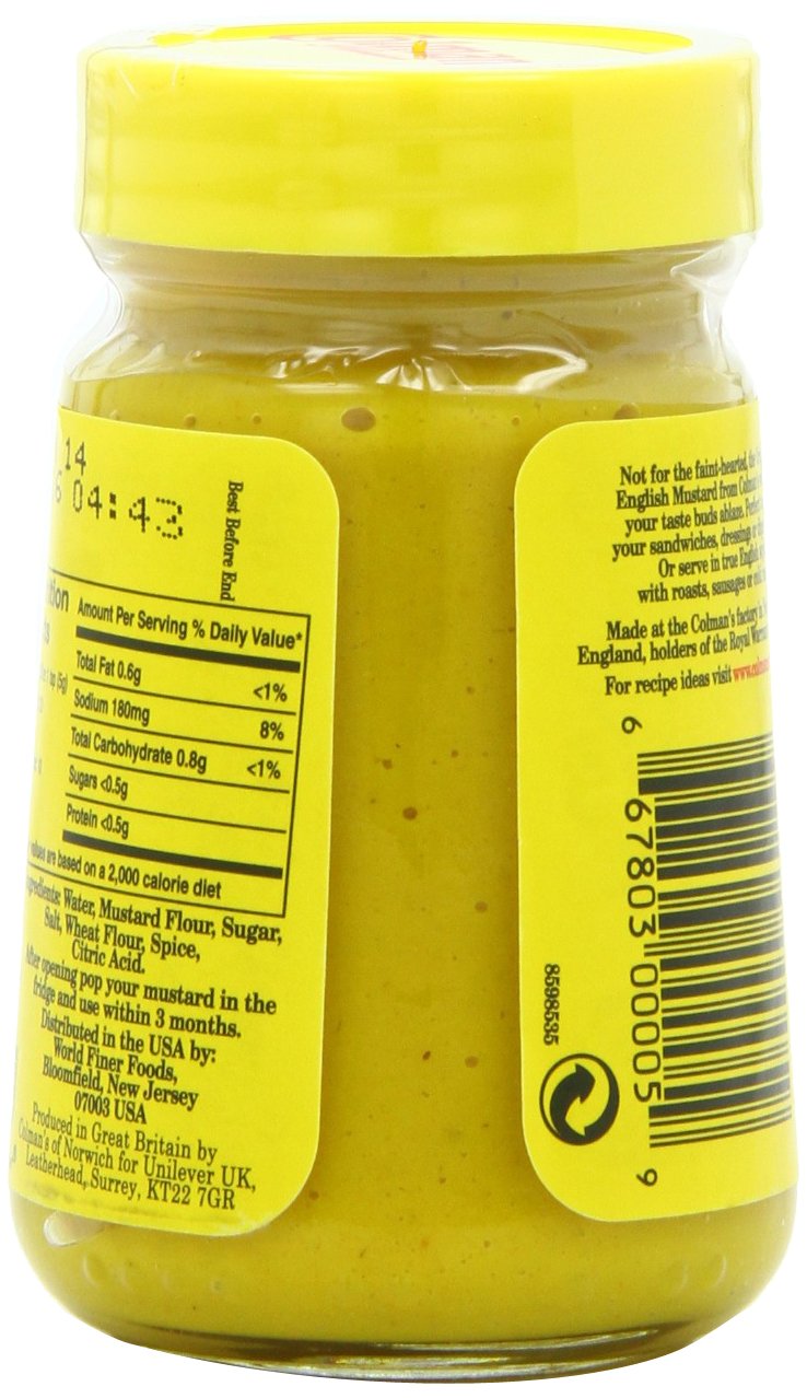 Colman's Prepared Mustard, 3.5-Oz., Pack of 6