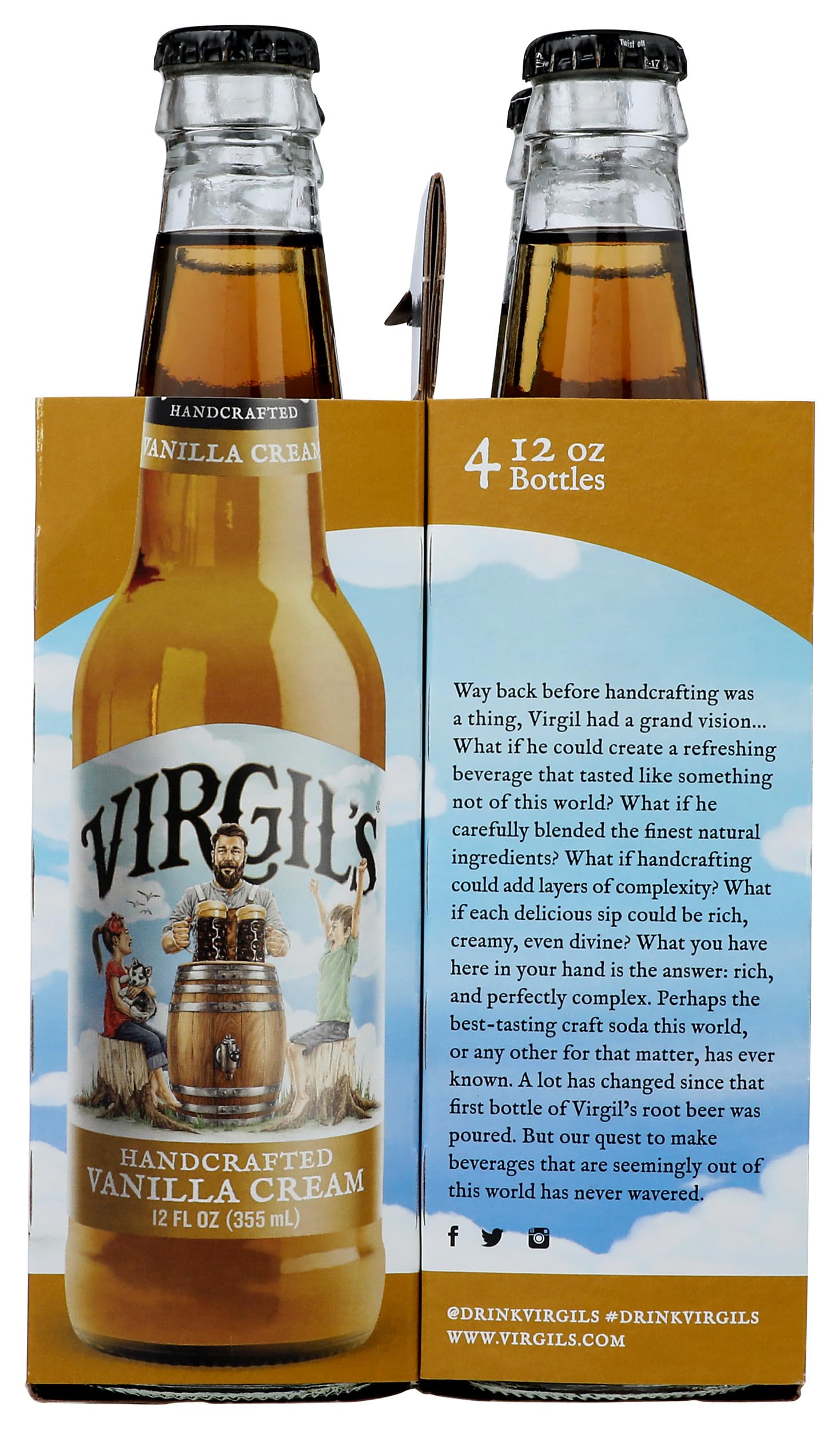 Virgil's Cream Soda, 12 Ounce
