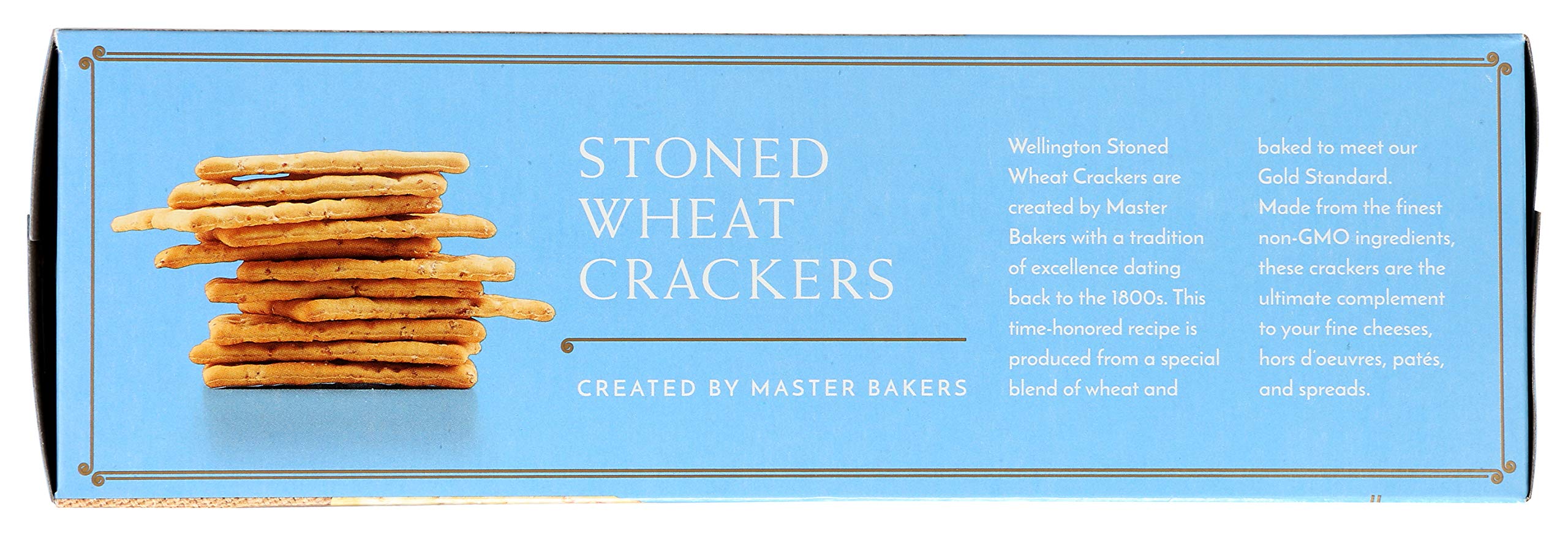 Wellington Stoned Wheat Crackers, cheese , 10.6-Ounces (Pack of 12)