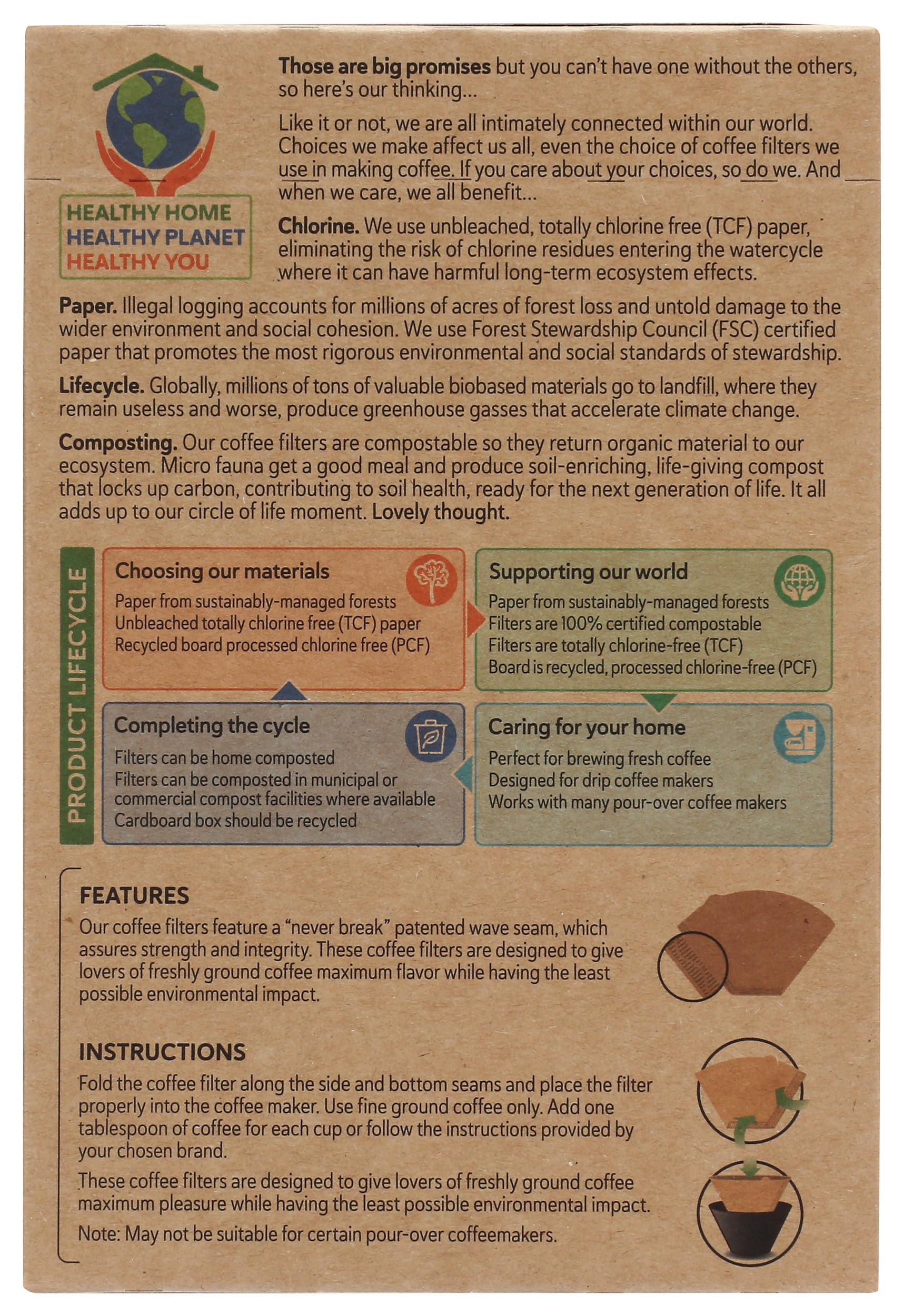 IF YOU CARE No. 2 Coffee Filters, 100 CT