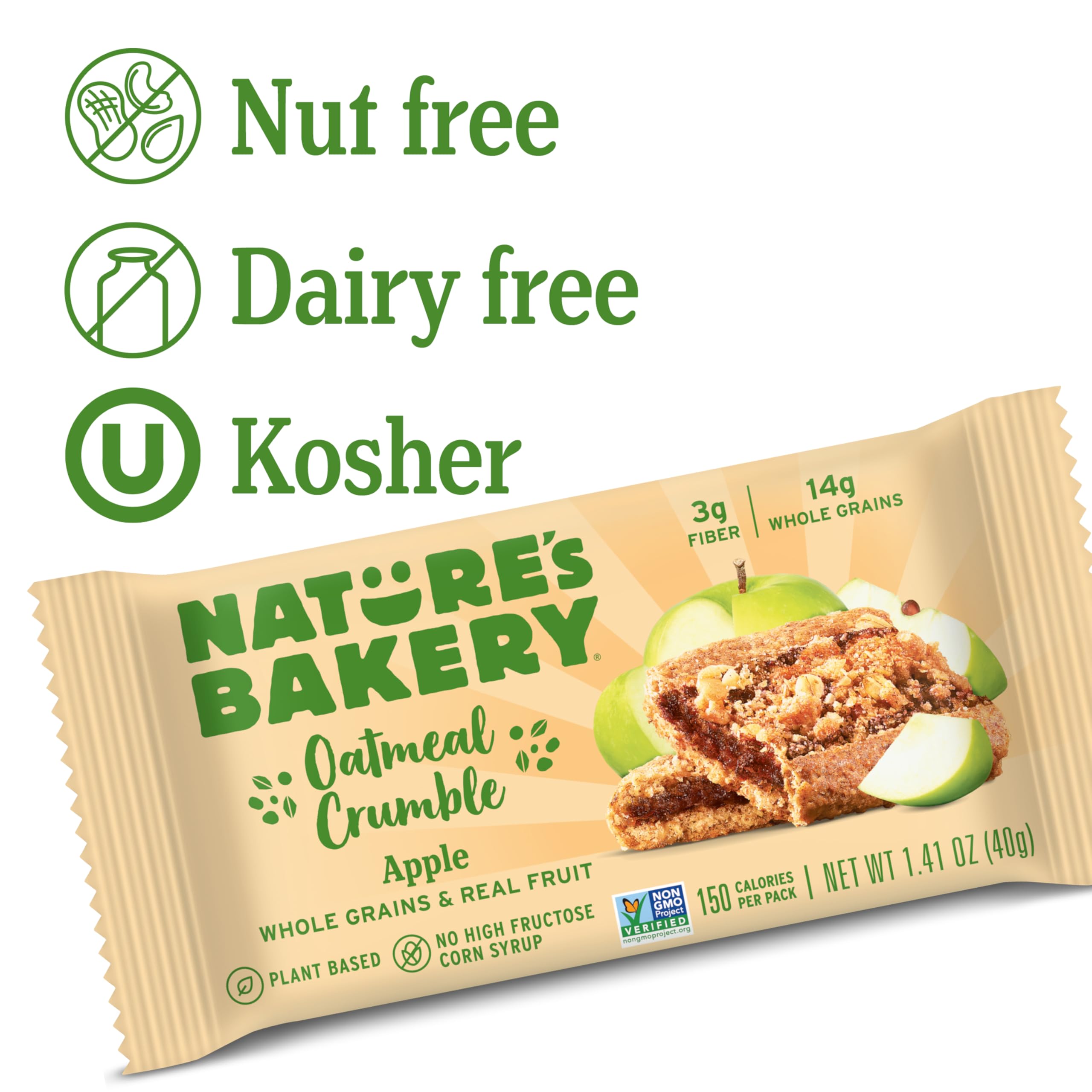 Nature's Bakery Oatmeal Crumble Bars Oz