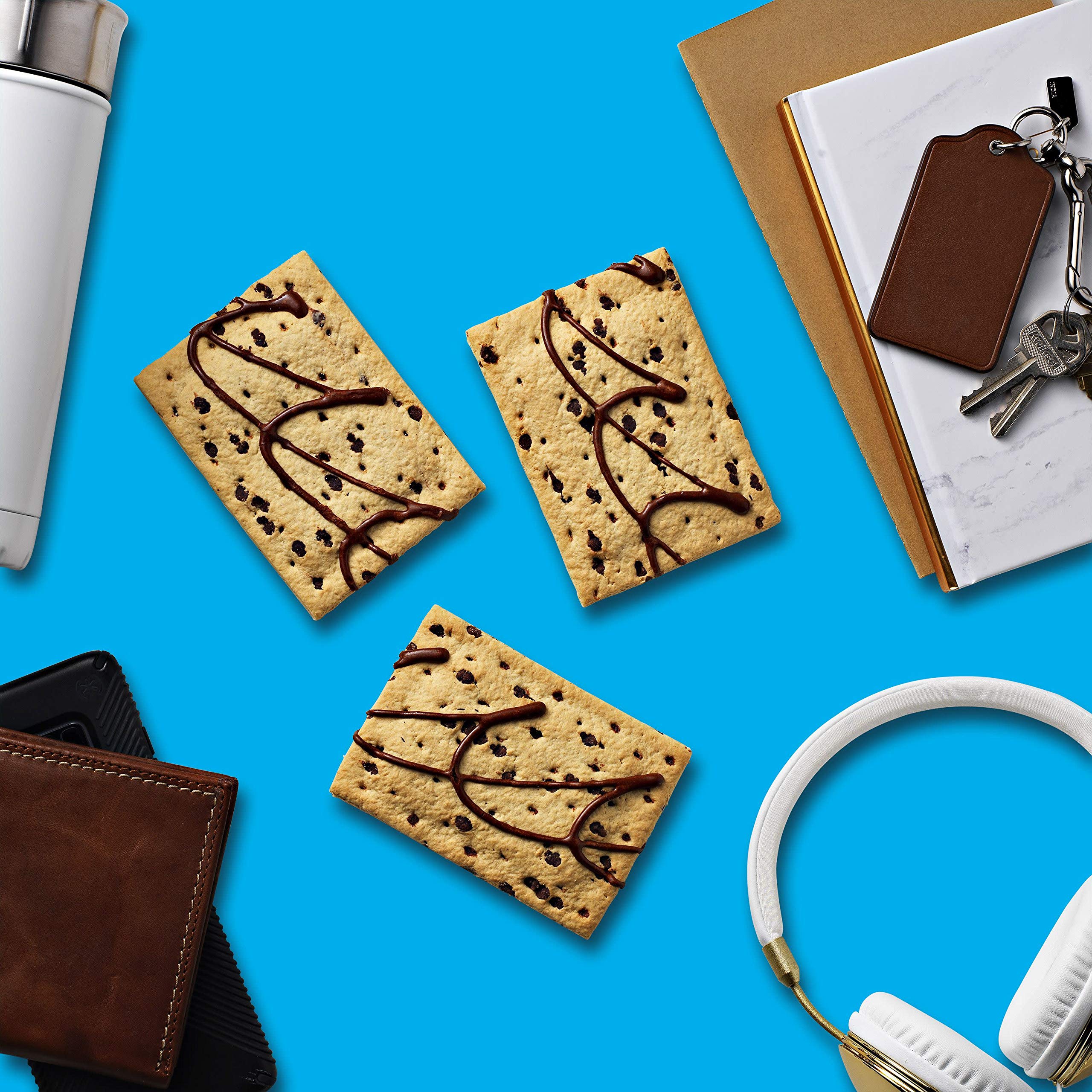 Kellogg's Pop-Tarts, Breakfast Toaster Pastries, Frosted Chocolate Chip, 22oz (72 Count)