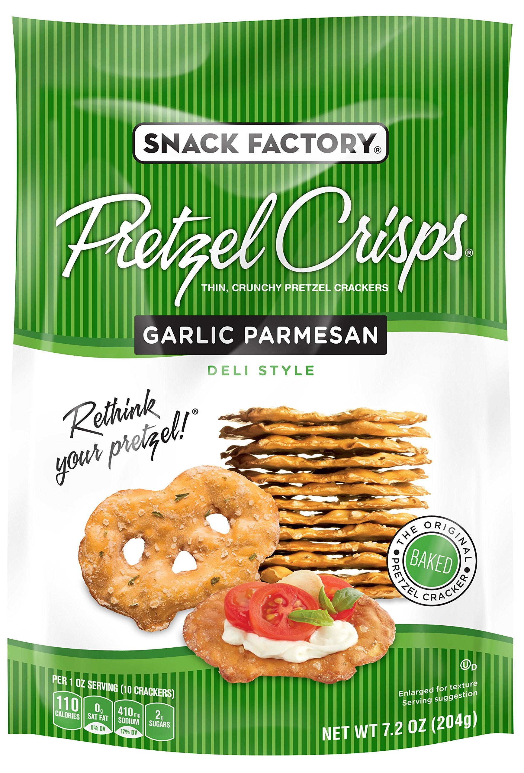 Snack Factory Pretzel Crisps, Original and Everything