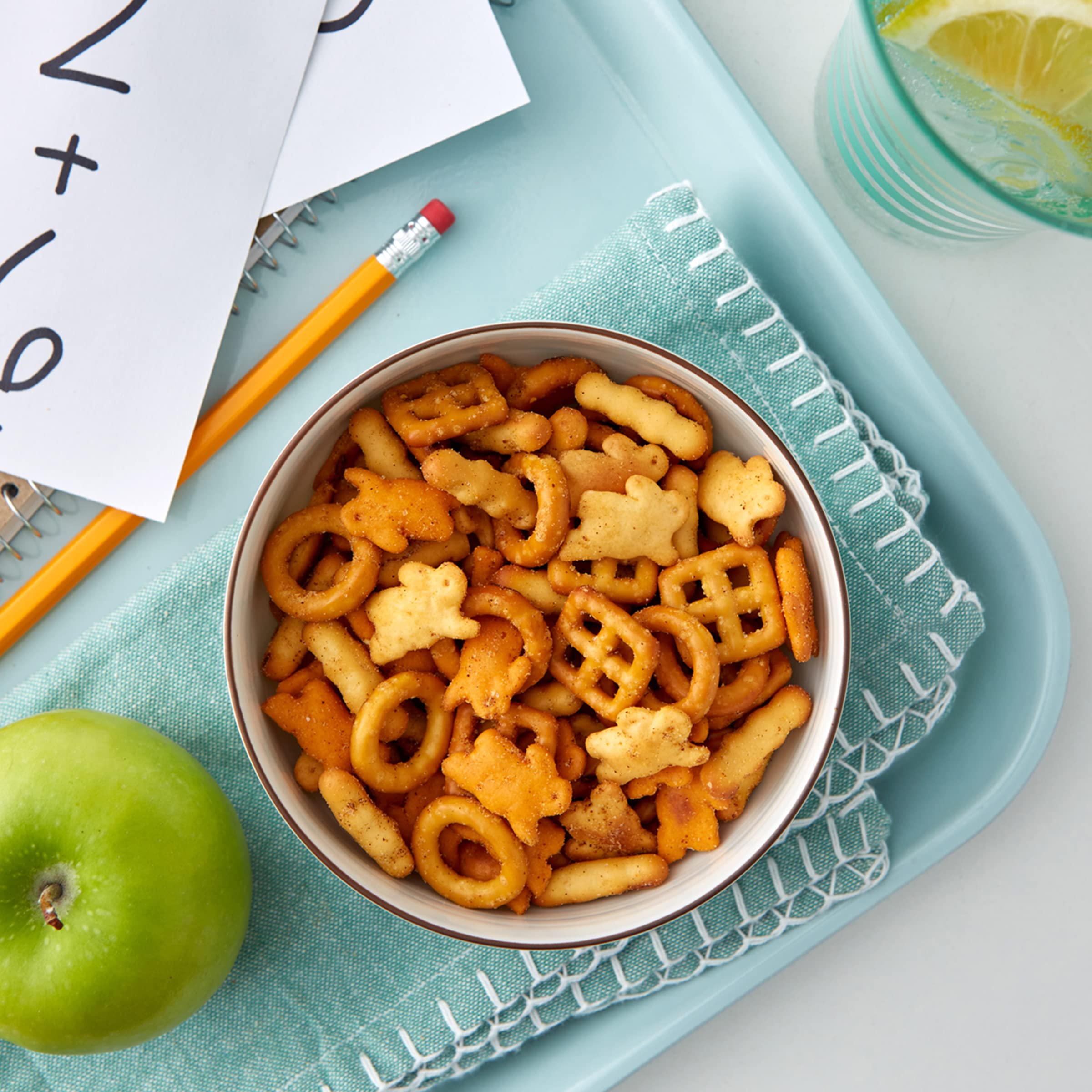 Annie's Cheddar Snack Mix With Assorted Crackers and Pretzels