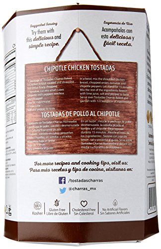 Charras Tostada Bkd Ntrl, 8.5 oz