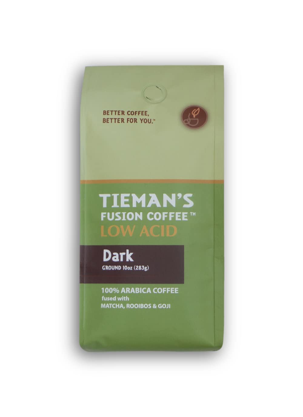 Tieman'S Fusion Coffee, Low Acid Medium Roast, Ground