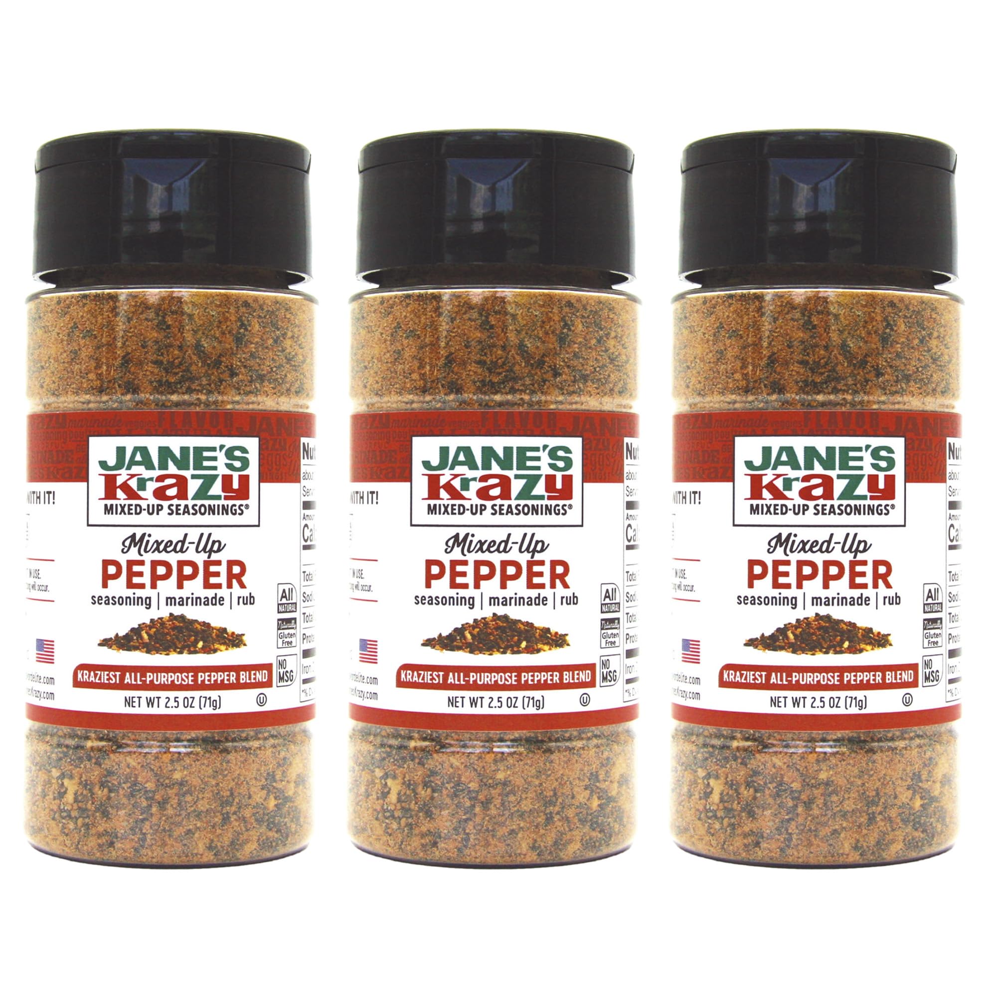 Jane's Original Krazy Mixed-Up Pepper - 2.5 oz.