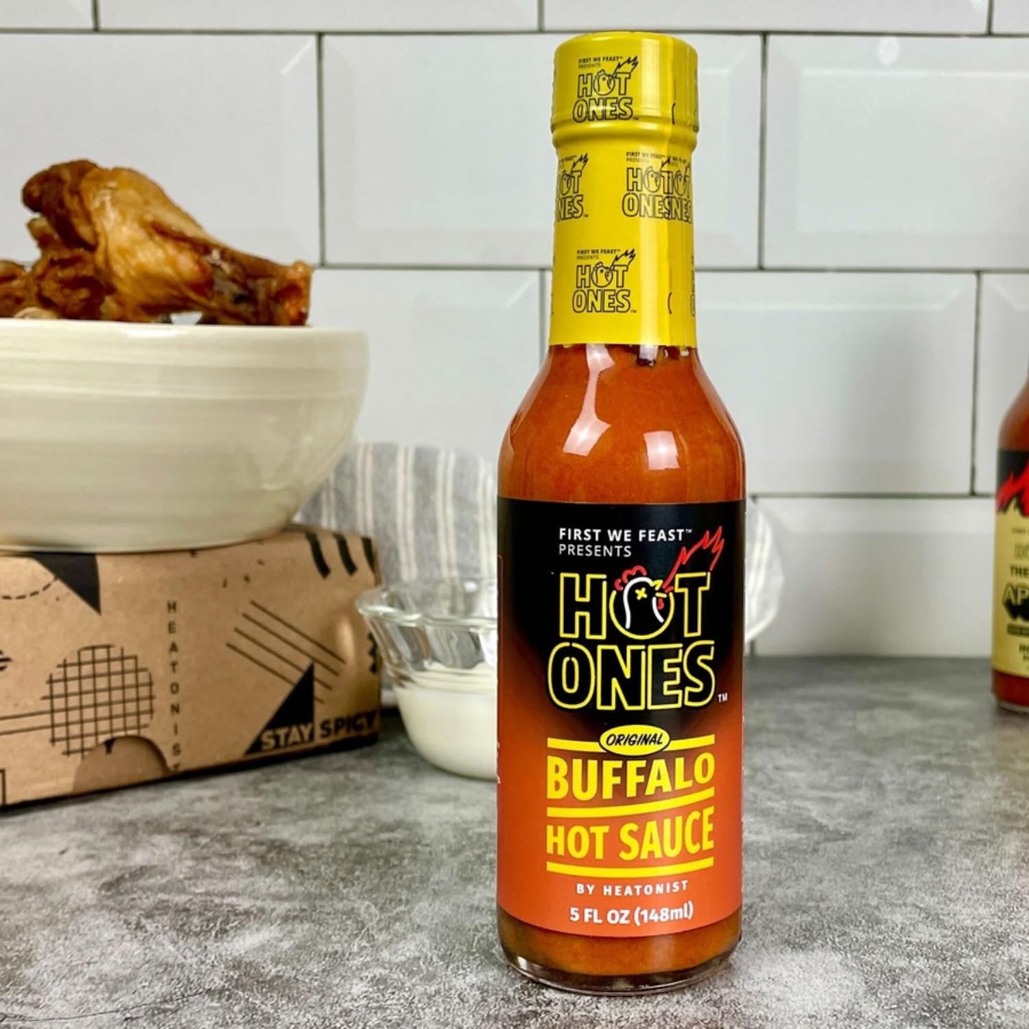 Hot Ones The Classic Hot Sauce Made With Natural Ingredients & Strong Flavors