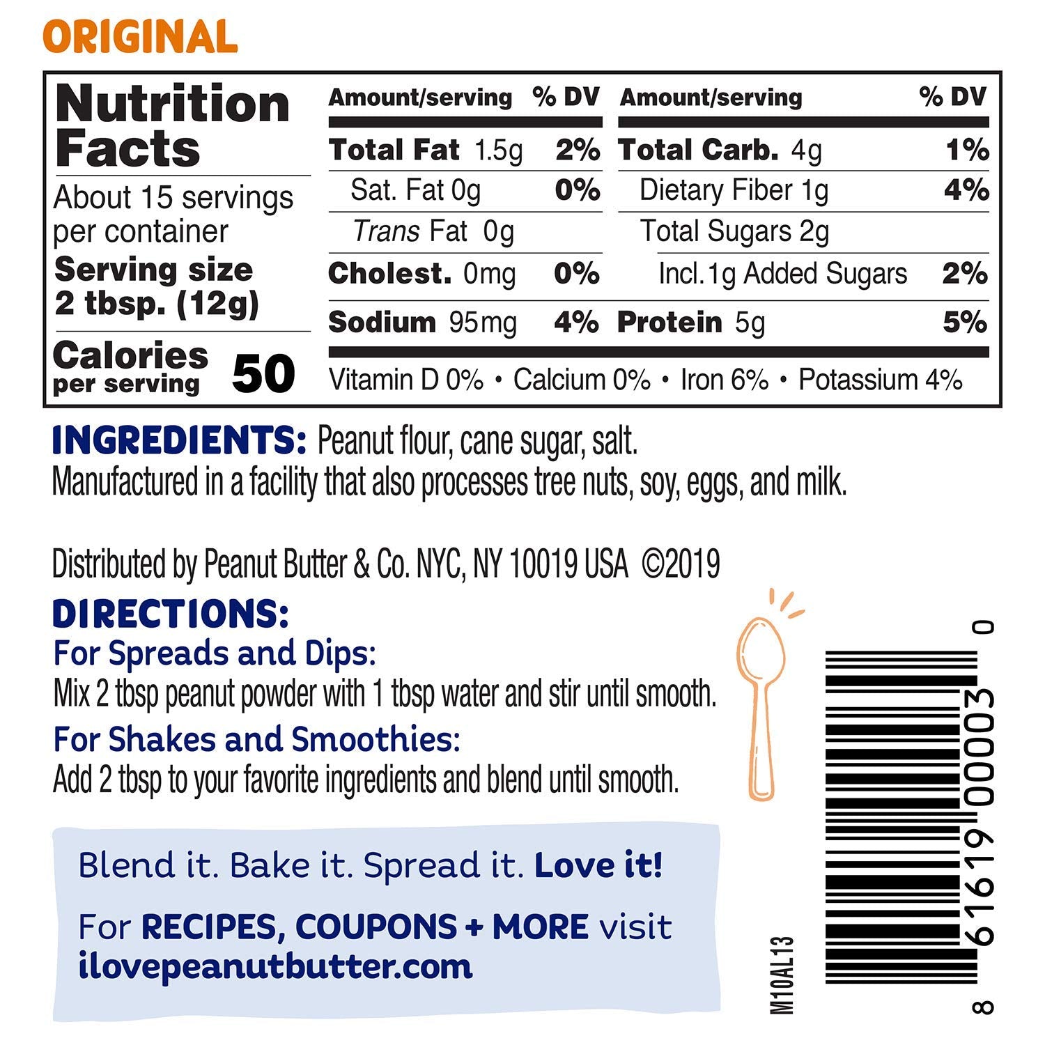 Peanut Butter & Co. Pure Peanut Powder