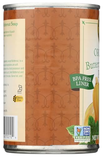 Farmer's Market Foods, Organic Canned Butternut Squash Puree, 15 oz