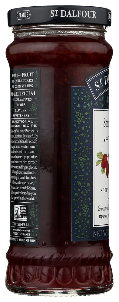 St. Dalfour Deluxe Strawberry Spread, 10 oz (Pack of 3)