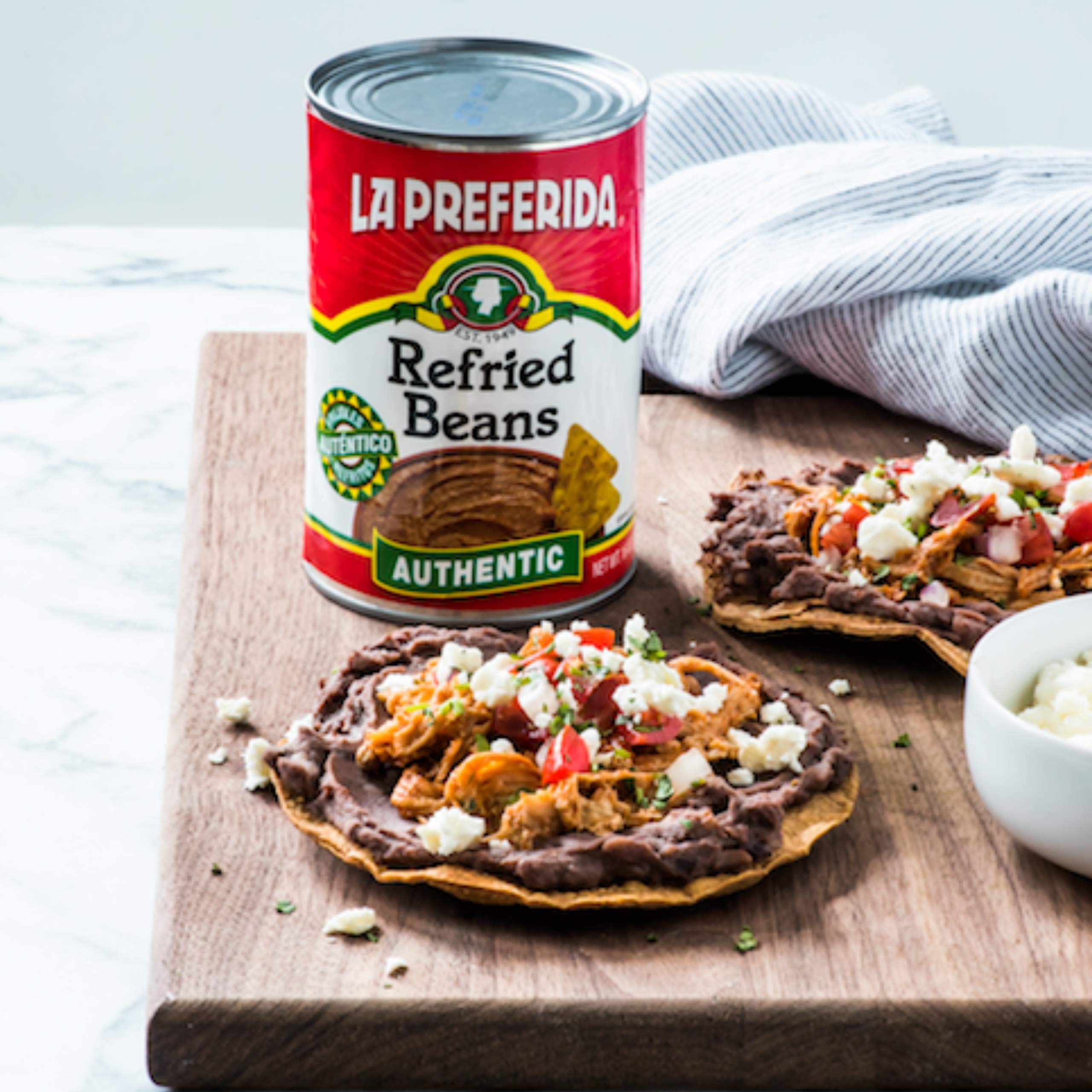 La Preferida Authentic Refried Beans 16 Oz