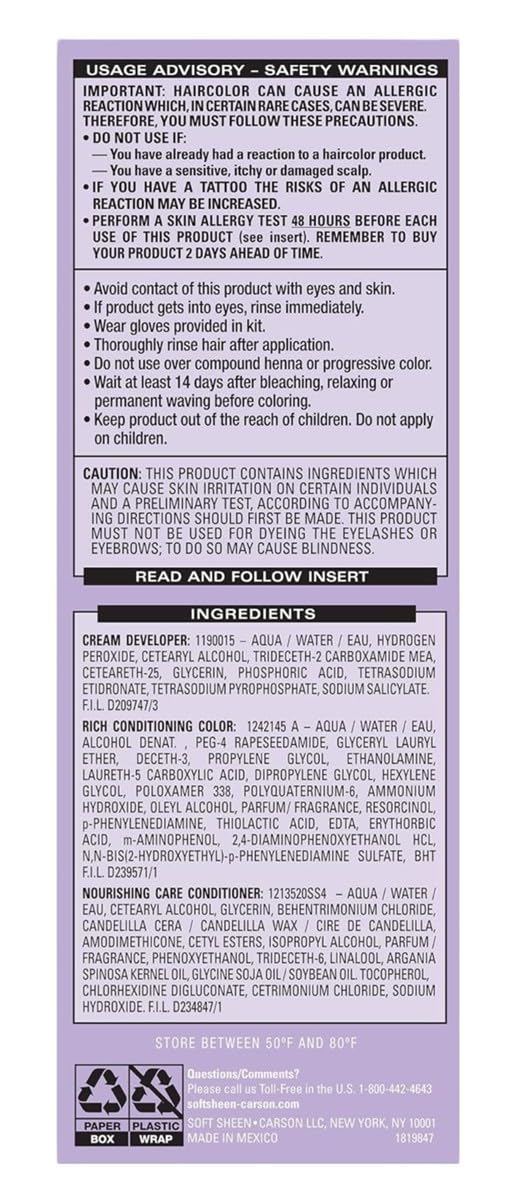 Dark & Lovely Color #401 Hazelnut Brown (Pack of 6)