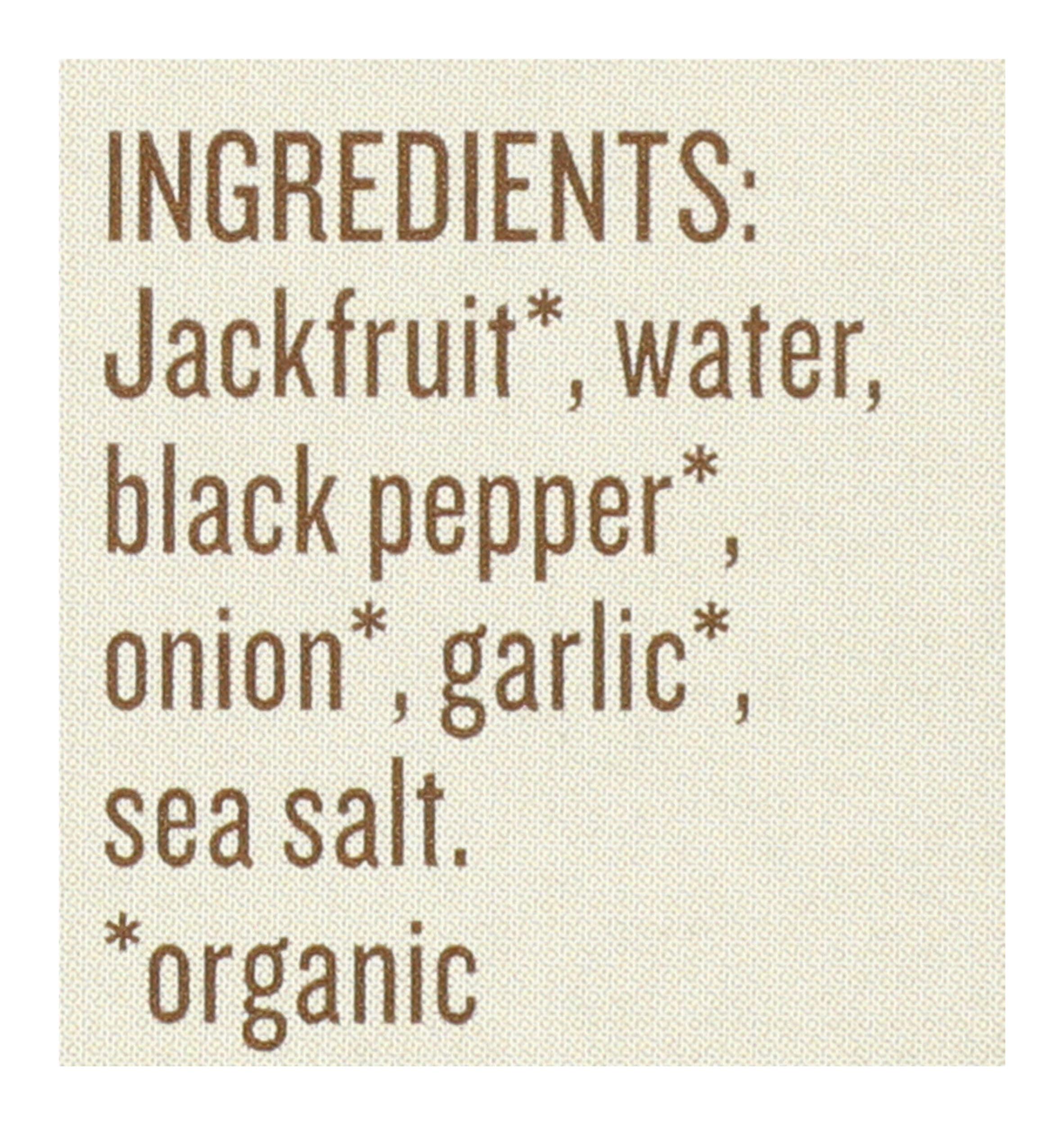 UPTONS Naturals Organic Lightly Seasoned Shredded Jackfruit, 7 OZ