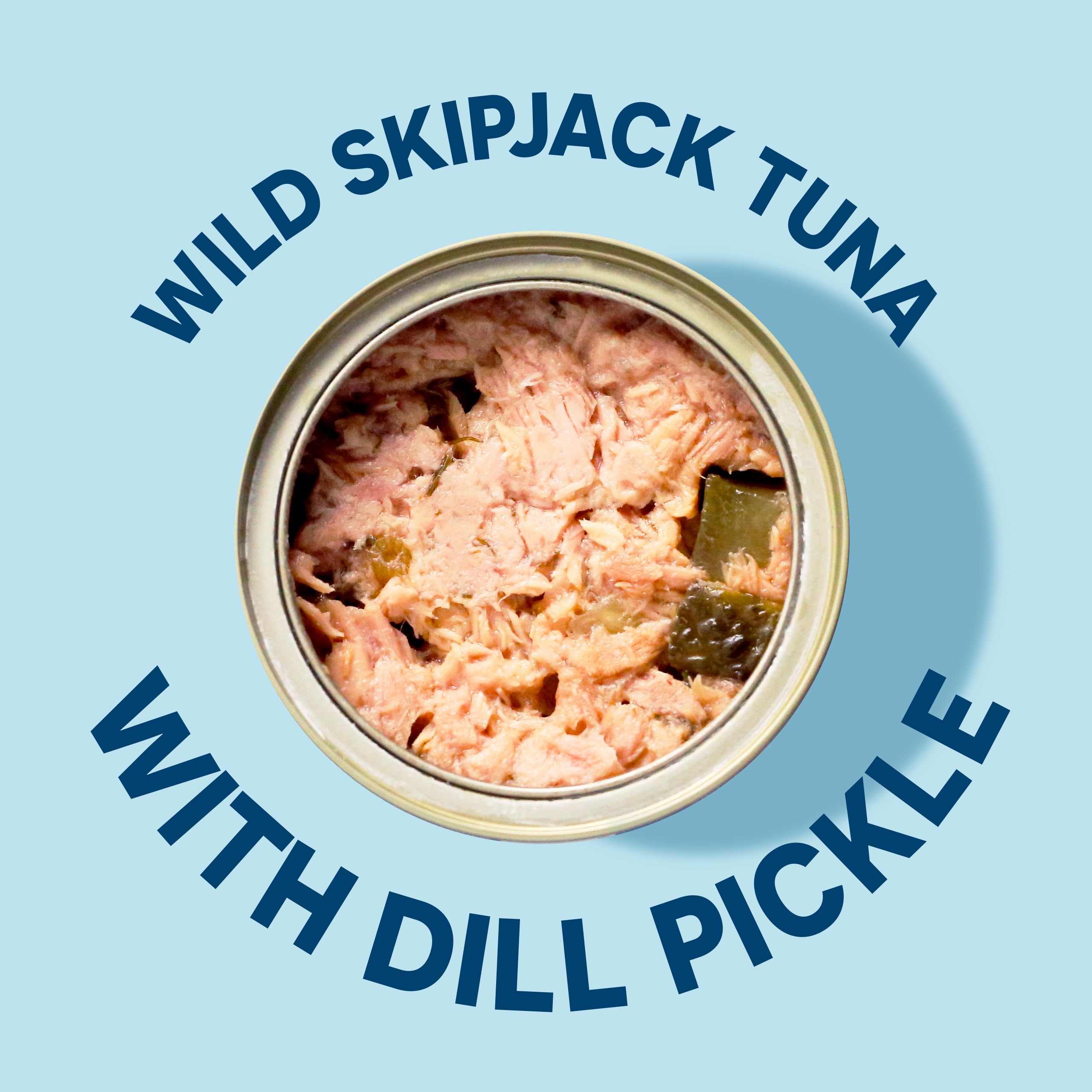 Wild Planet Wild Skipjack Tuna with Dill Pickle Tinned Fish, Canned Tuna, Sustainably Caught