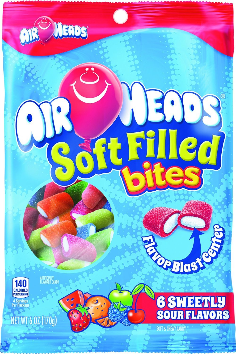 AirHeads Soft Filled Bites, 6 oz