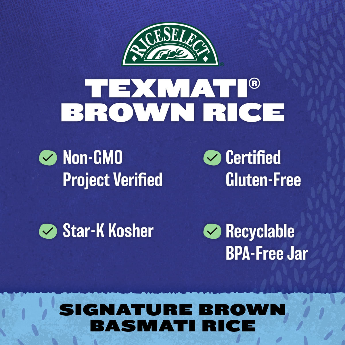 Select O Rice Rice Select Premium Gluten-Free Rice, Non-GMO, Star-K Kosher, 32-Ounce ...