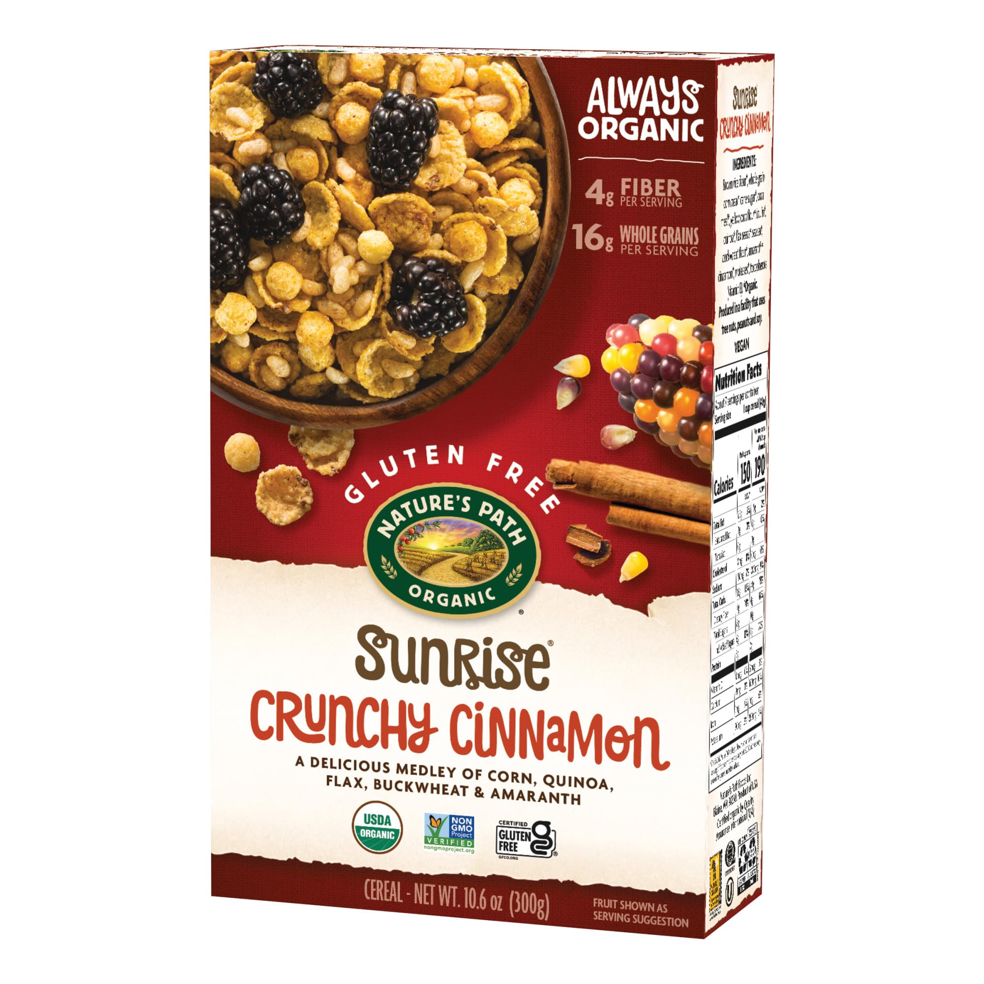 Nature's Path Organic Crunchy Sunrise Cereal, 10.6 Ounce (Pack of 6)