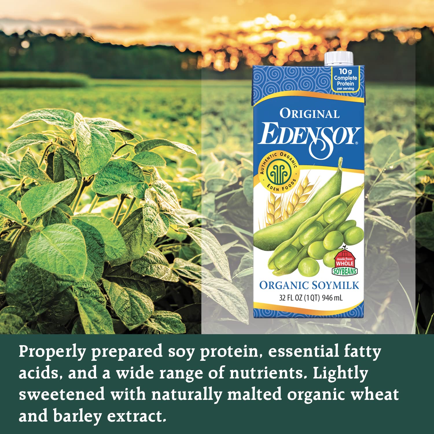Eden Original Soymilk Organic, 32-ounces