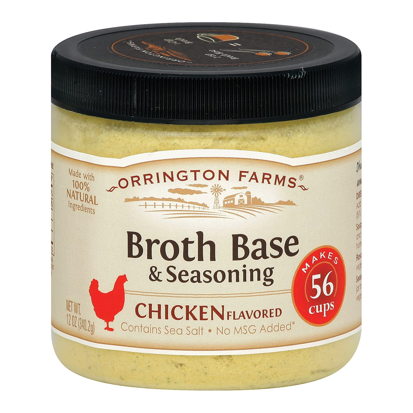 Orrington Farm's Granular Chicken Base, 12 Ounce, 6 Pack