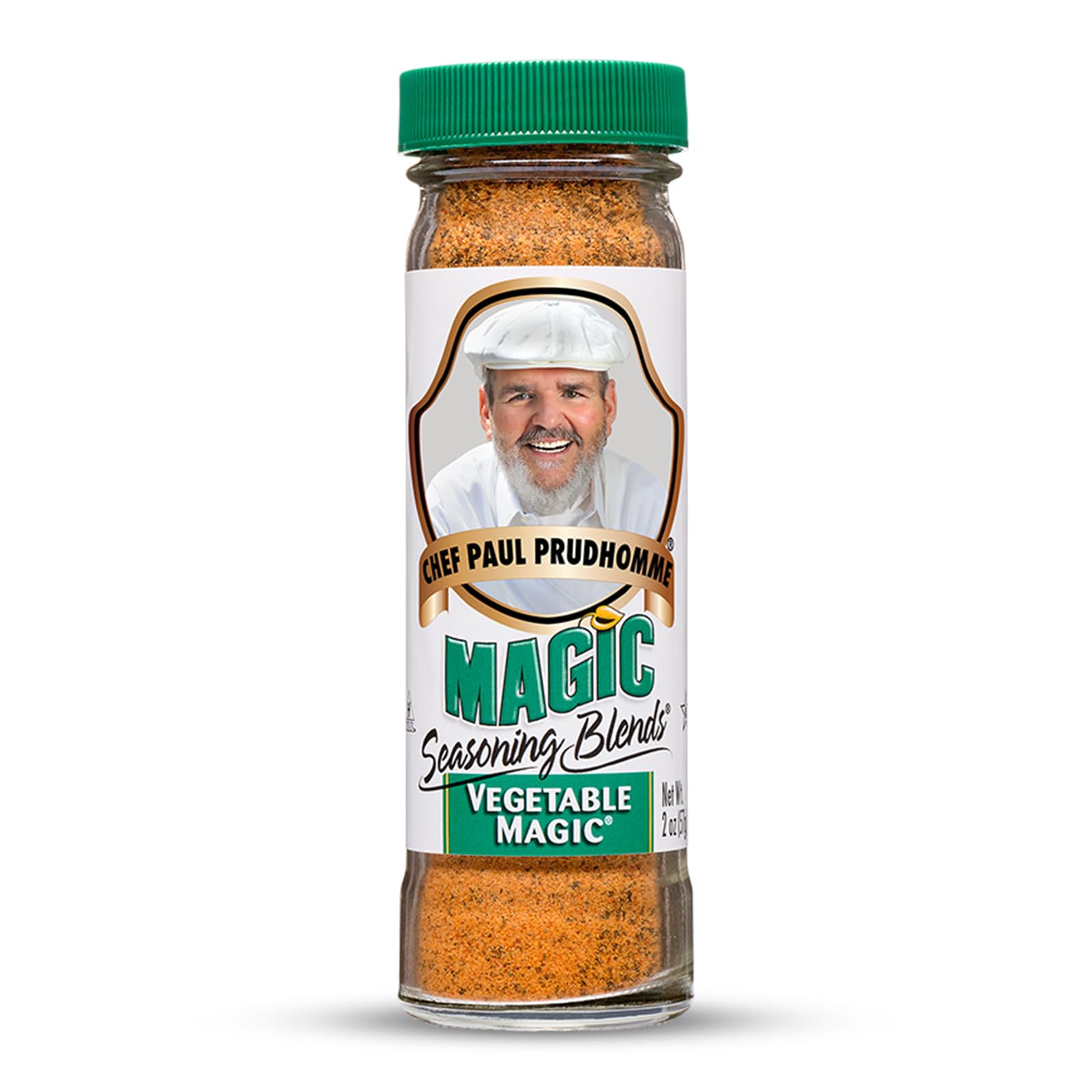 Chef Paul Magic Seasonings Blends Vegetable Magic Seasoning | No MSG & Preservatives | Kosher, Halal Certified | Perfect for Vegetable, Eggs & More | All-Purpose Vegetable Seasoning | 2 oz