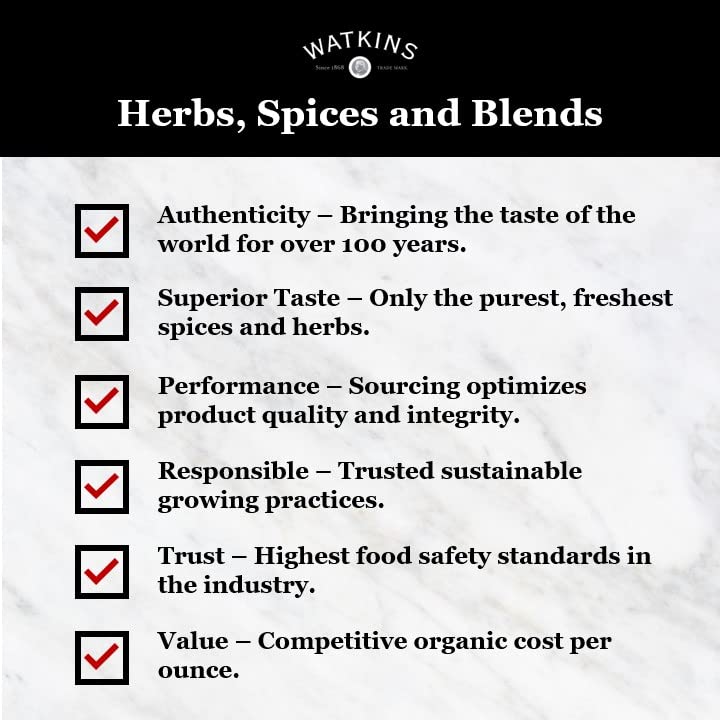 Watkins Gourmet Organic Spice Jar