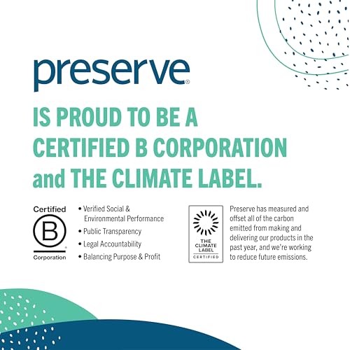 Preserve Eco Friendly Adult Toothbrushes, Made in The USA from Recycled Plastic, Bristles Vary, Colors Vary, 6 Count