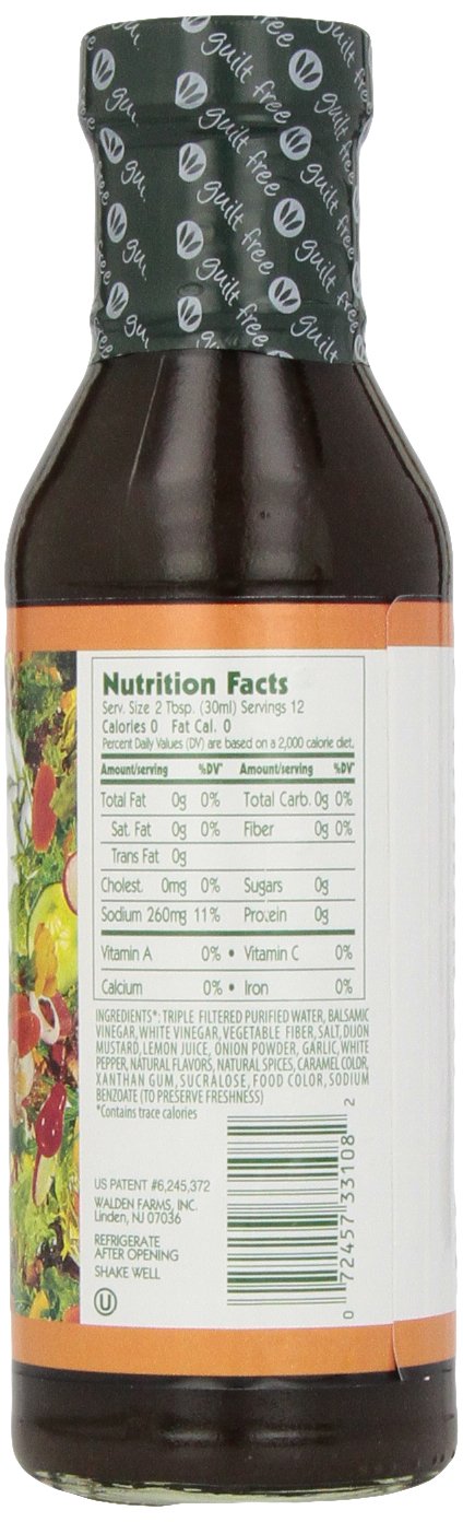 Walden Farms, Dressing, Balsamic Vinaigrette, 12 oz
