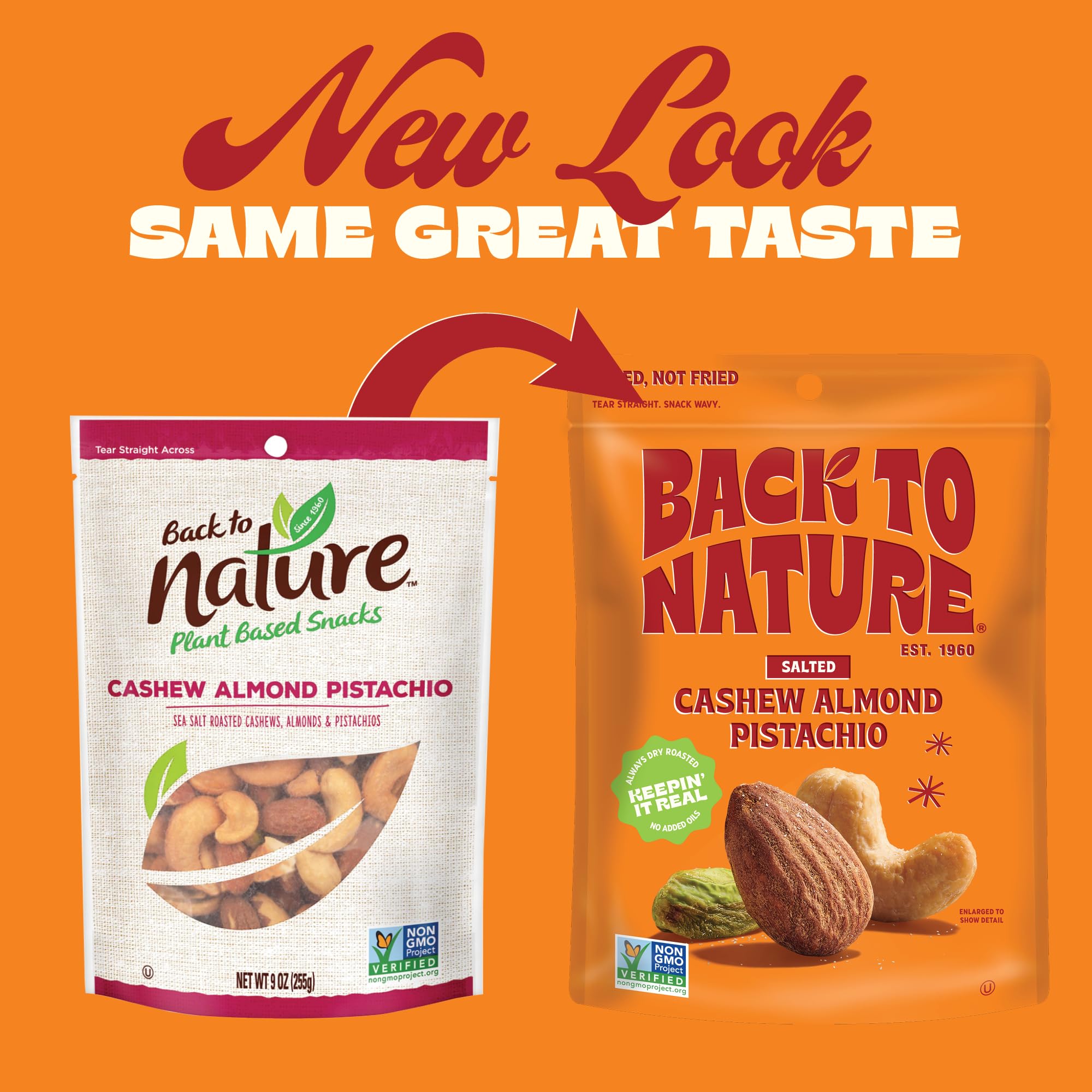 Back to Nature 9 Ounce Nuts