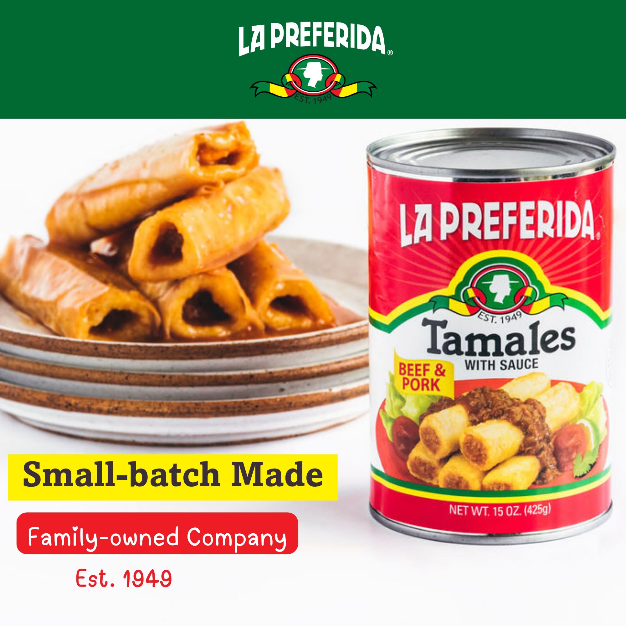 La Preferida Beef & Pork Tamales