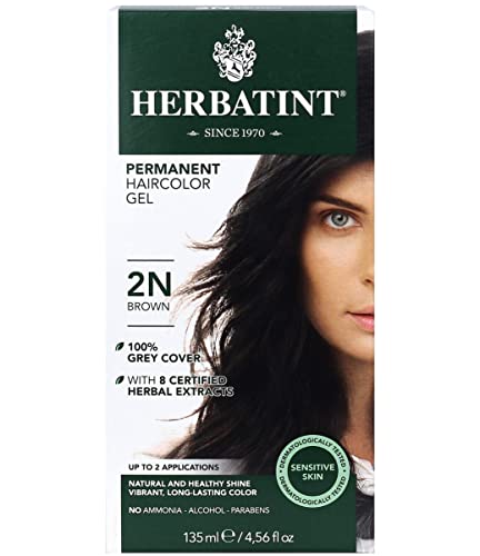 Herbatint 2n Brown Permanent Herbal Haircolour Gel 1 Box