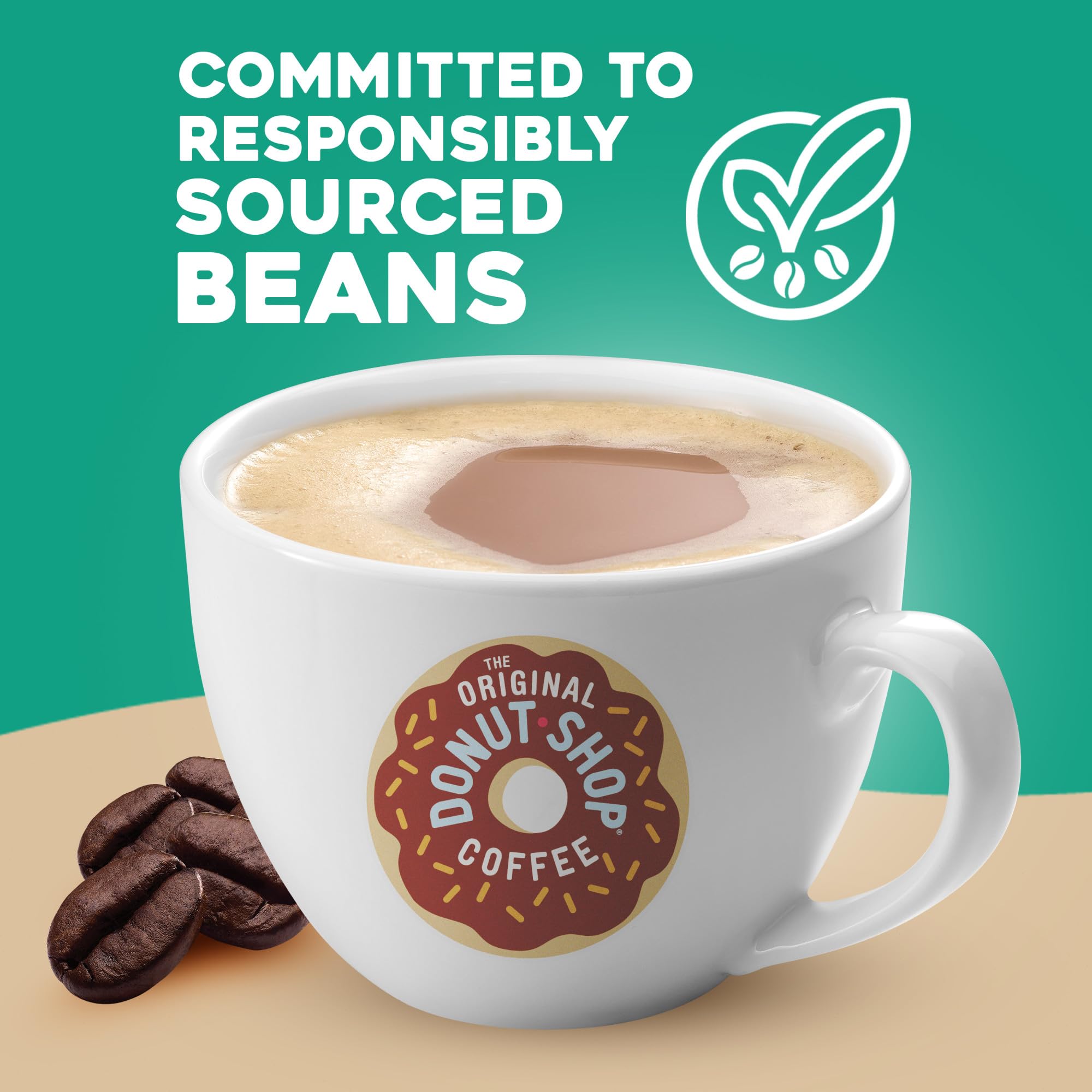 The Original Donut Shop Decaf Keurig Single-Serve K-Cup Pods, Medium Roast Coffee, 96 Count