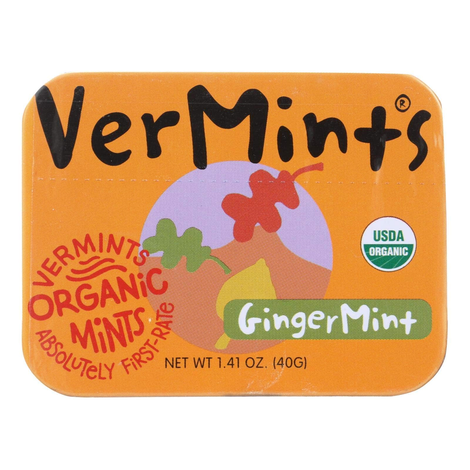 Vermints Gingermint Breathmints ( 6x1.41 Oz