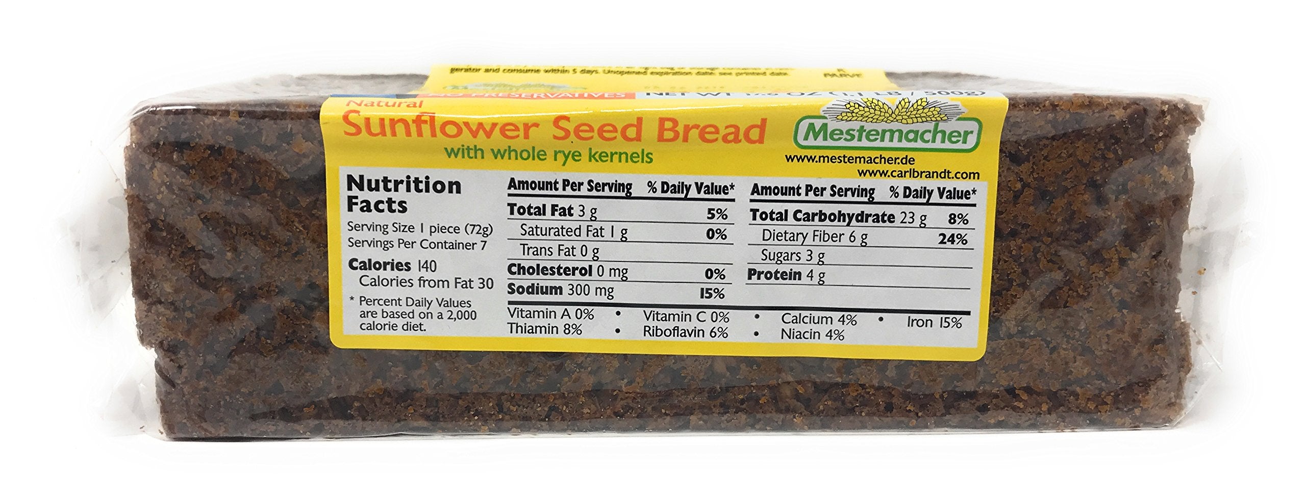 Mestemacher Whole Rye Bread