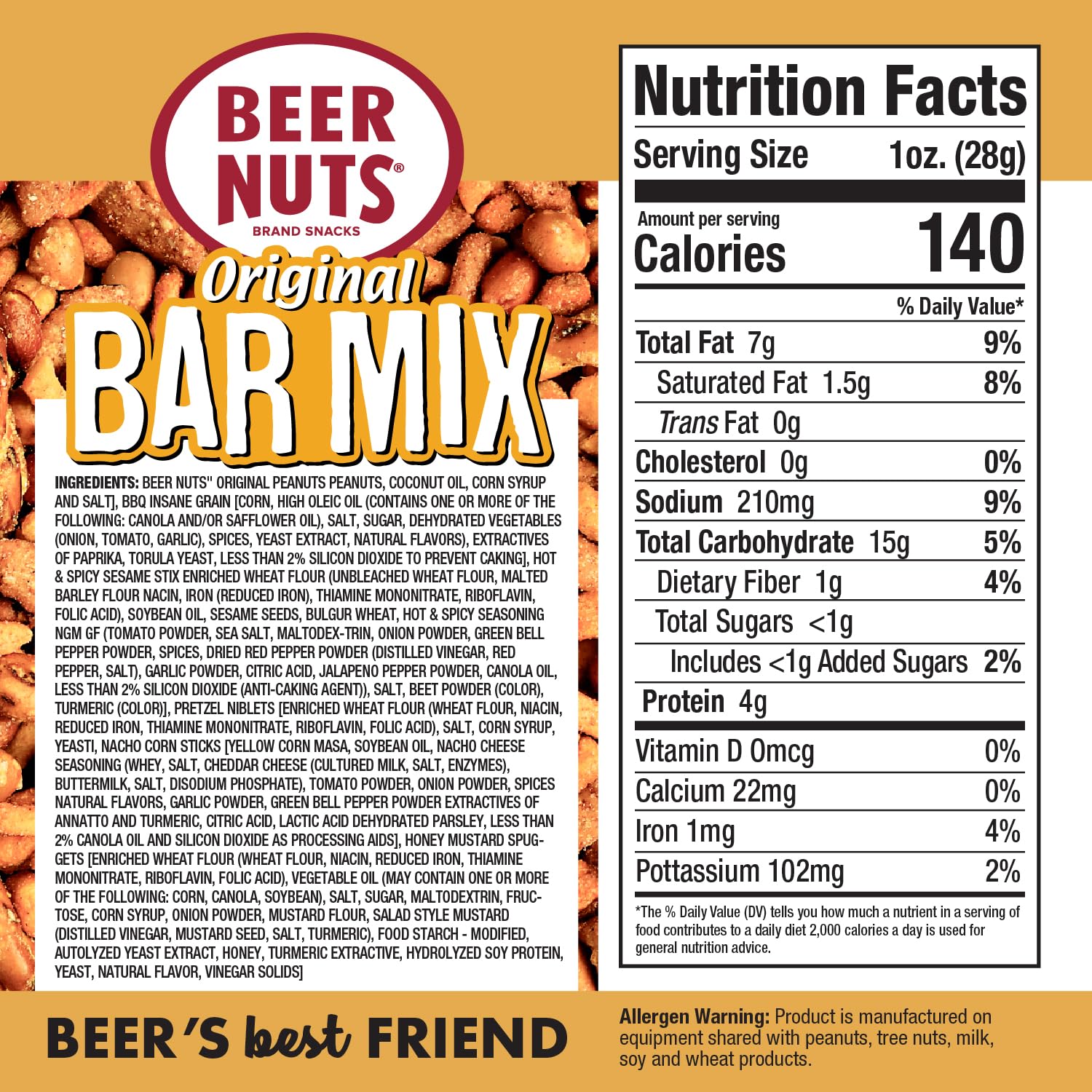 BEER NUTS 12 Pack Value Displays
