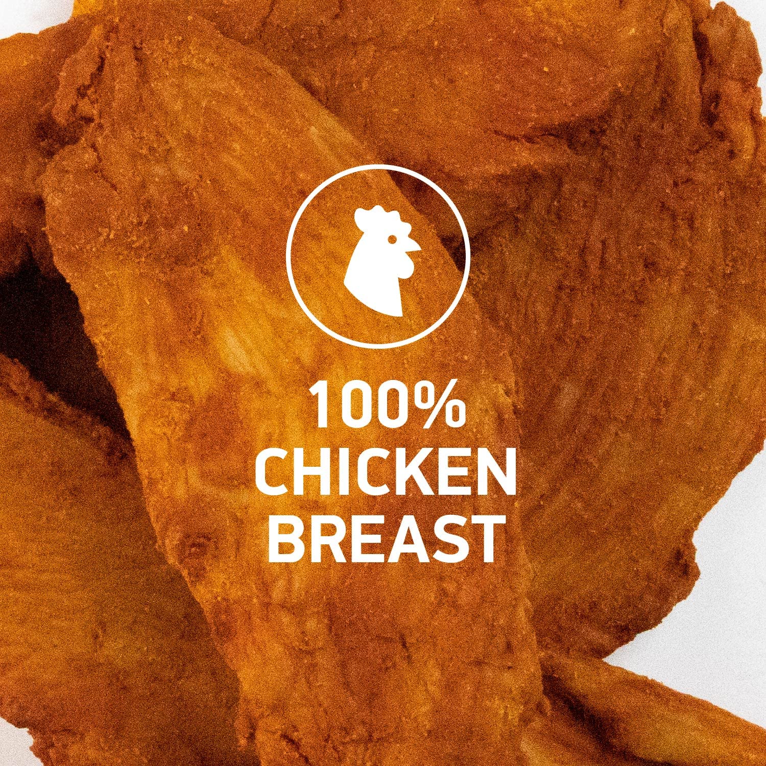 KRAVE Zero Sugar Chicken Jerky, Buffalo - All Natural 100% Chicken Breast - Protein Packed Keto Snacks Roasted for Maximum Flavor - Gluten Free - 2.1 Ounce