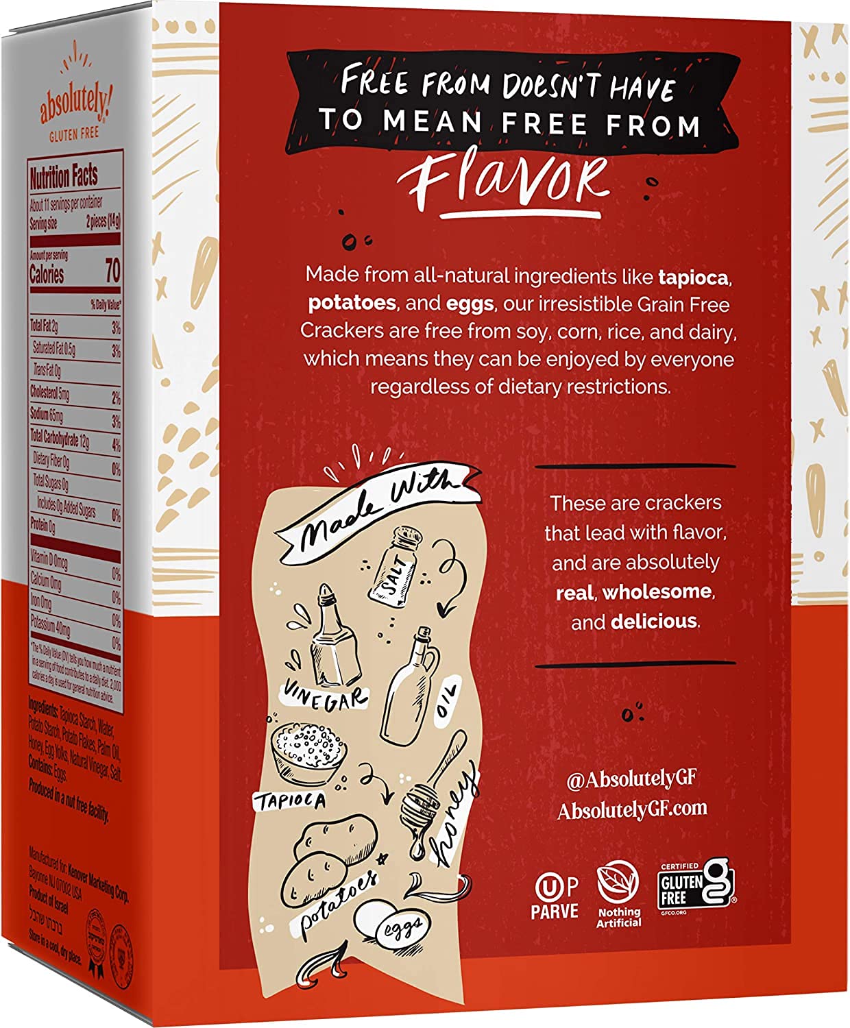 Absolutely Gluten Free Flatbread, 5.29-Ounce