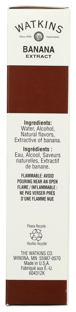 Watkins 311402 2 fl oz Extract Banana Imitation - Pack of 6