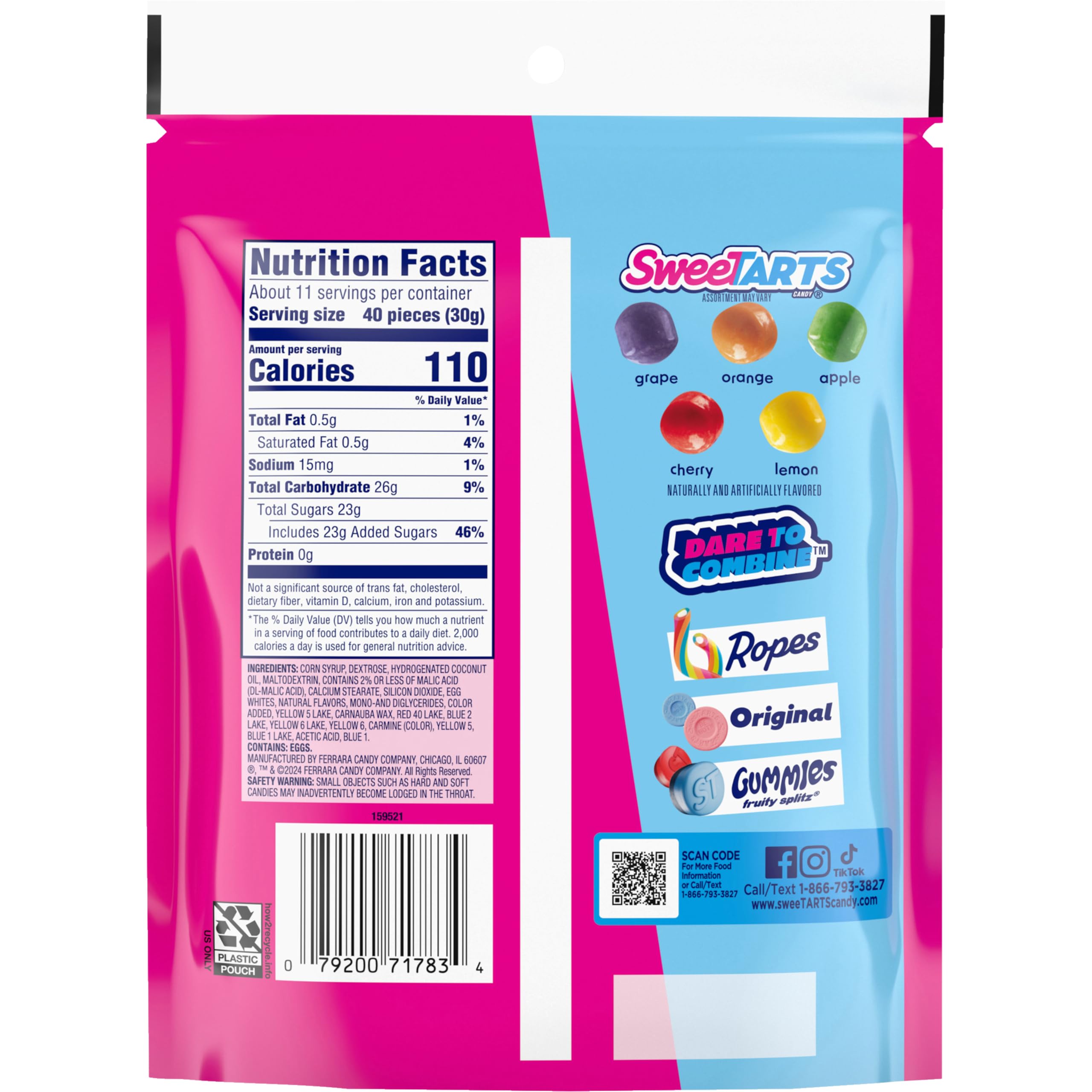 SweeTARTS Rope Bites Candy