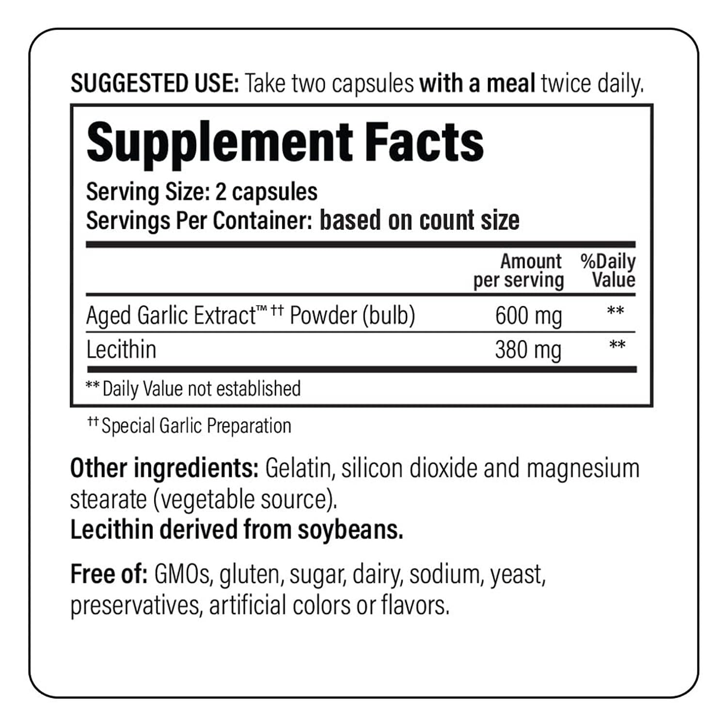Kyolic Aged Garlic Extract Formula 104, Cholesterol Health