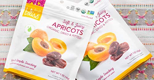 Unsulfured Turkish Apricots - Organic Apricots Dried Fruit Snacks - Healthy Snacks for On the Go & Post Workout Snacks - Non-GMO, Gluten-Free, Dried Apricot Fruit Snacks