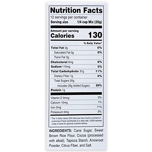 Namaste Foods Gluten Free Brownie Mix, 15 oz., Pack of 6