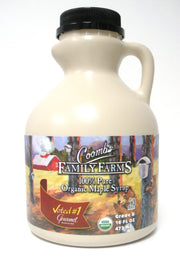 Coombs Family Farms Organic Grade B Syrup, 16-Ounce Bear Jugs (Pack of 2)