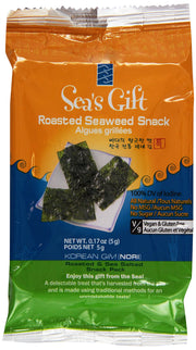 Sea's Gift, Roasted & Sea Salted Seaweed Snack Pack, .17oz