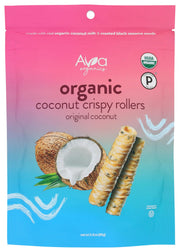 Ava Organics, Original Coconut Crispy Rollers, 2.8 Ounce
