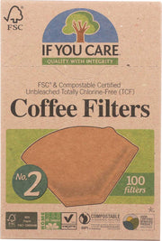 If You Care, Coffee Filters, No. 2 Size, 100 Filters - 2PC