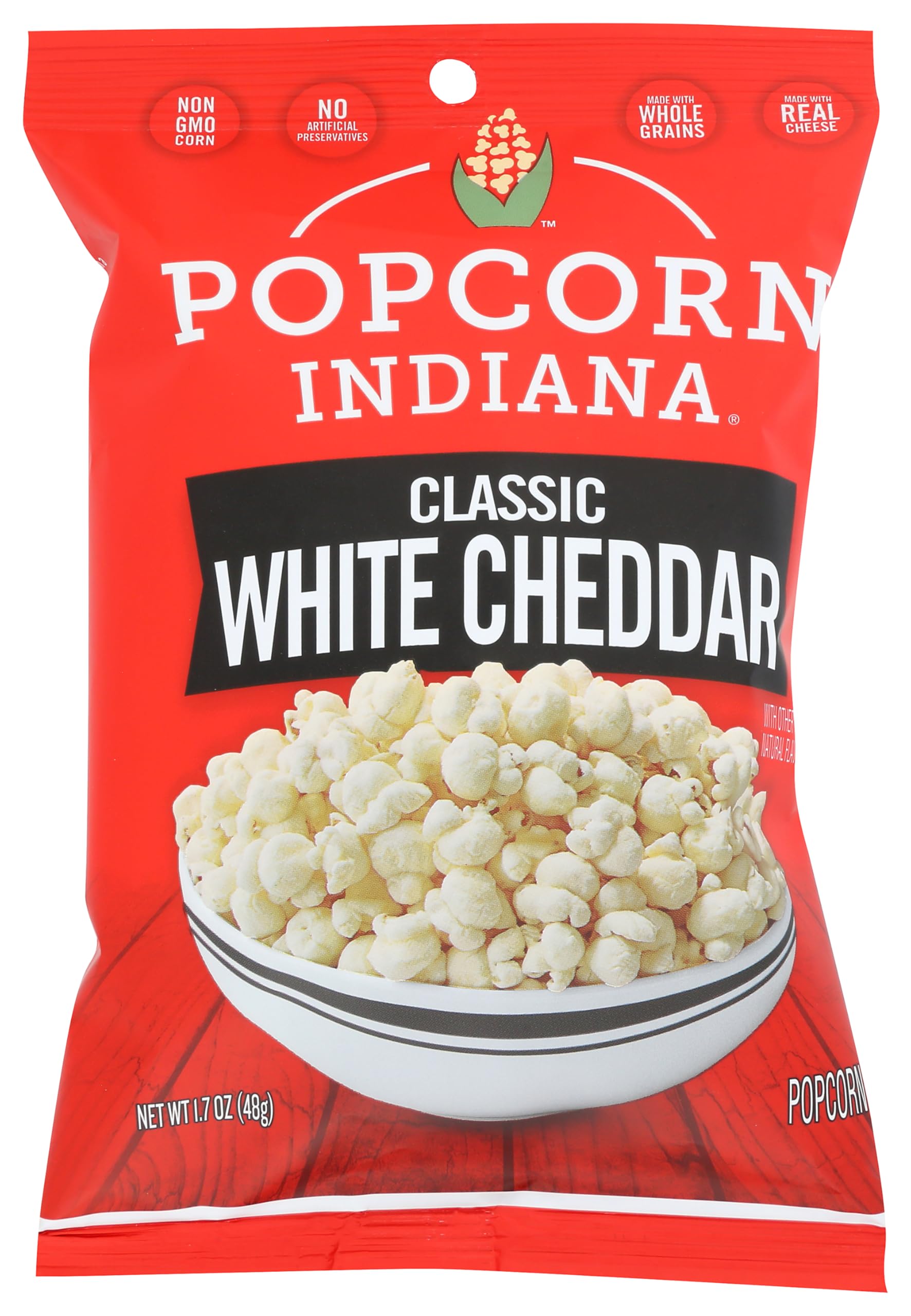 Popcorn Indiana Classic White Cheddar (6 Count - 1.7 Oz Each)